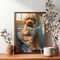 Dachshund Dog Diamond Painting Kit 14x14 Inch 5D Full Drill DIY Gem Art Set for Adults Beginners Home Wall Decor Craft Gift
